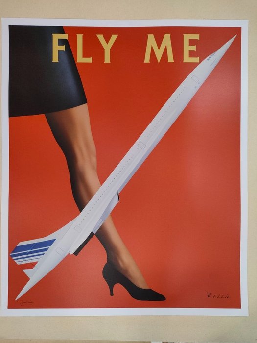 Razzia - Manifesto pubblicitario - Fly Me Concorde - 1990年代