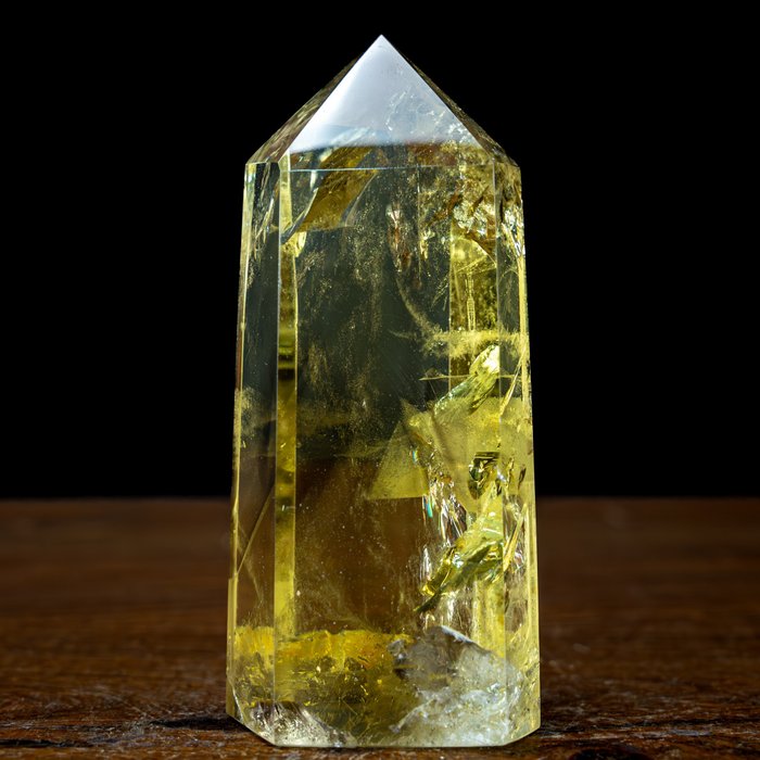 Raro cristallo citrino trasparente AA++ 932,85 carati- 186.57 g