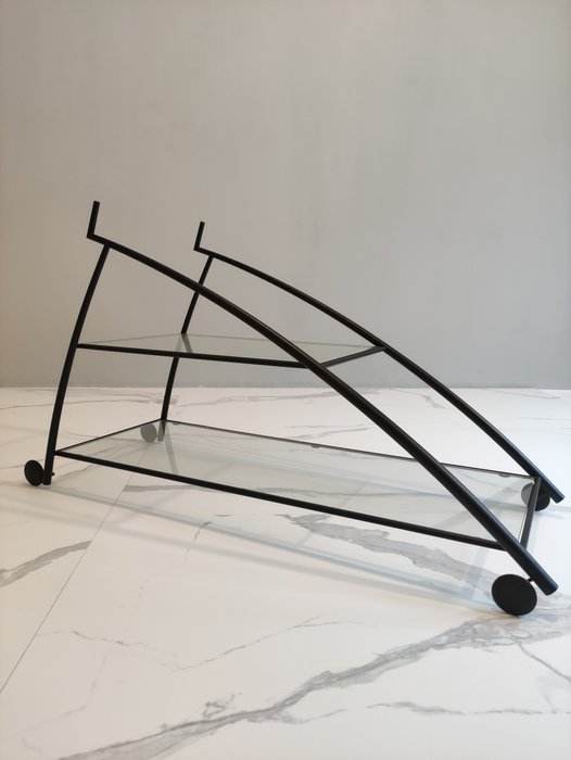 Lumen - Gilles Derain - 桌 (1) - 玻璃, 金屬