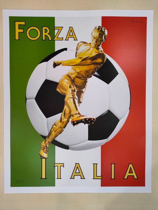 Razzia - Manifesto pubblicitario - Forza Italia - 2000-talet
