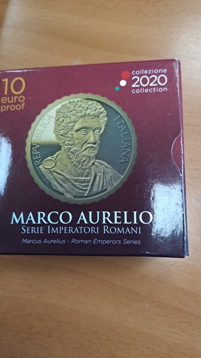 Olaszország. 10 Euro 2020 "Marco Aurelio" Proof
