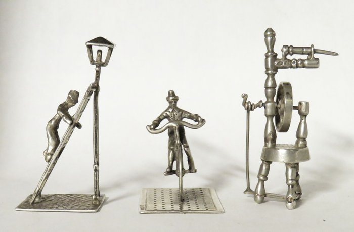 C.A. Stout, Rotterdam - Figura in miniatura -  (3) - Argento