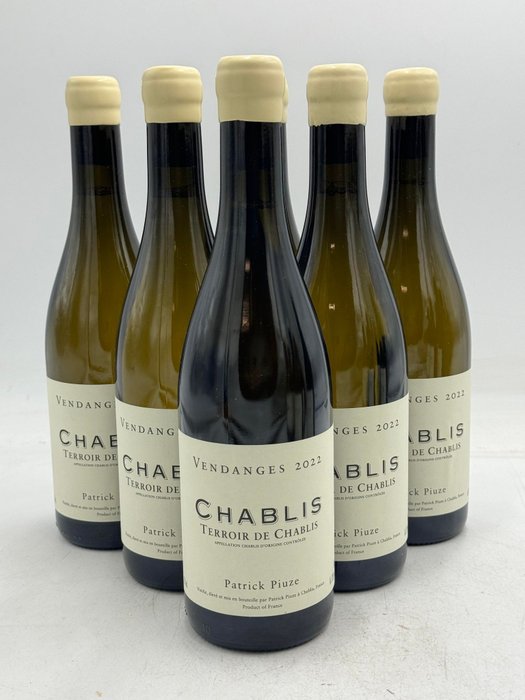 2022 Chablis "Terroir de Chablis" Patrick Piuze - Chablis - 6 Pullo (0.75L)