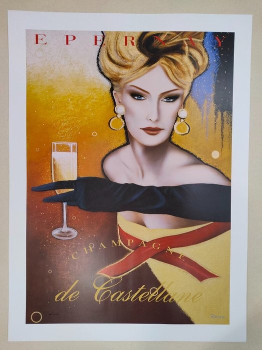 Razzia - Manifesto pubblicitario - Epernay Champagne - anii 2000