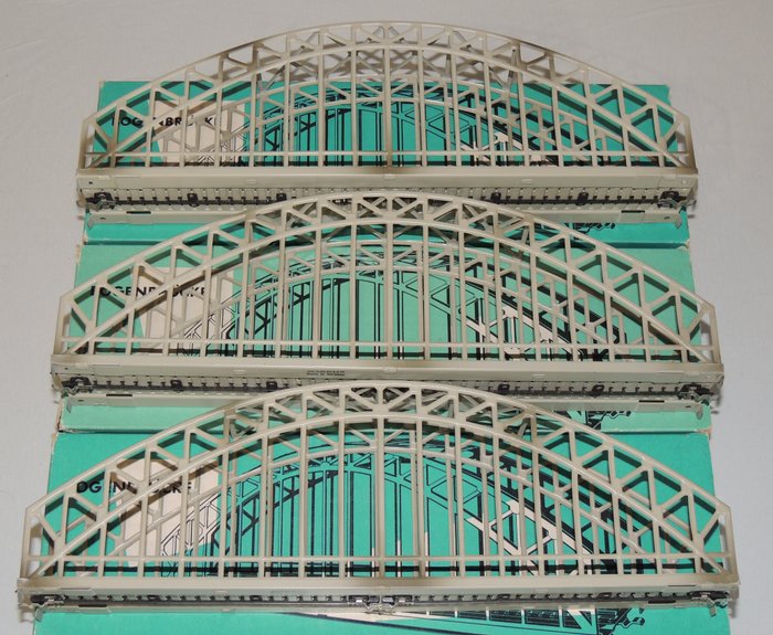Märklin H0 - 7163.4 - Model train bridge parts (3) - 3 arch bridges