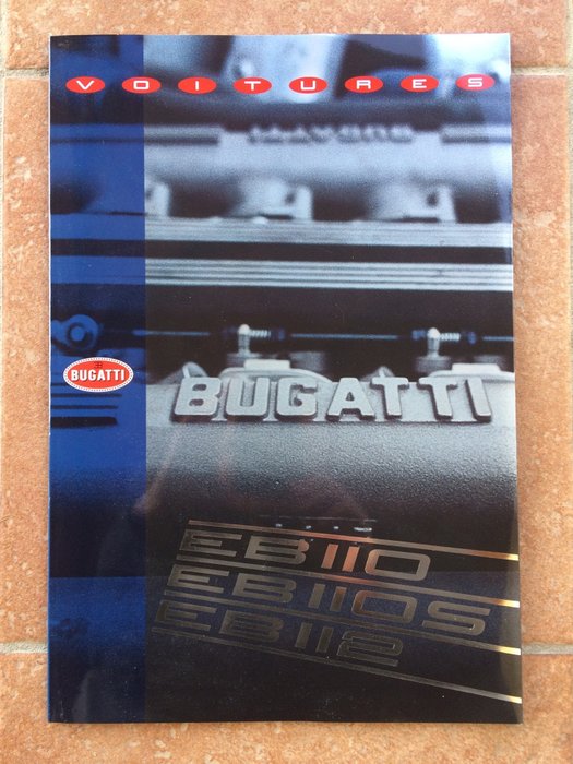 Book - Bugatti - brochure 110/110S/112 - 1994