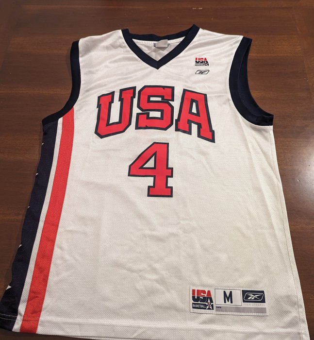 USA Basketball - 國家籃球協會 - ALLEN IVERSON - 籃球運動衫