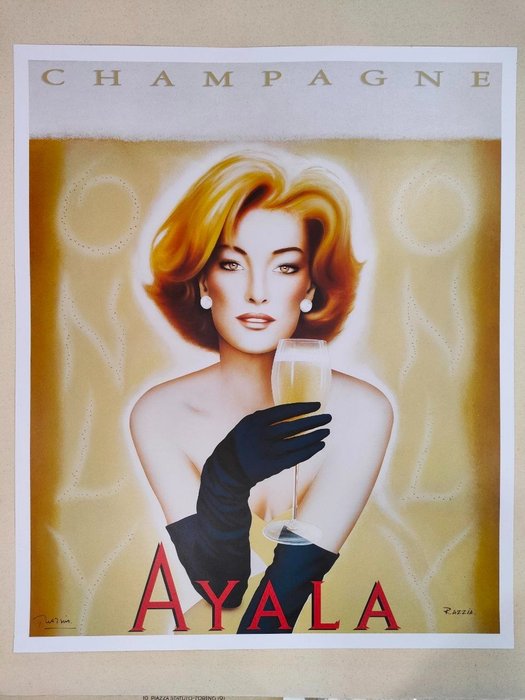 Razzia - Manifesto pubblicitario - Champagne Ayala - 2000s