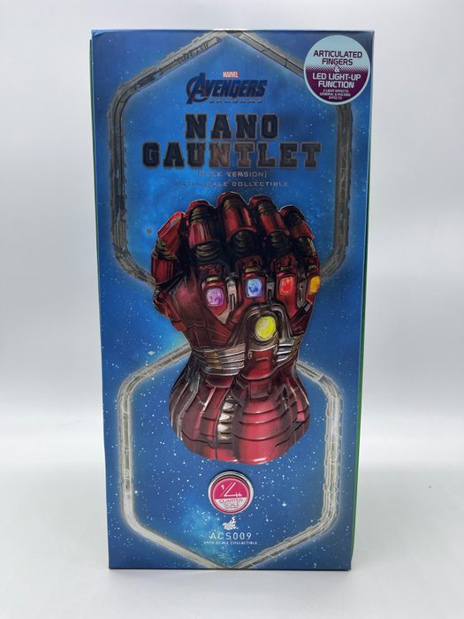Hot Toys - Statue - Nano Gauntlet -Hulk Version-1/4 Scale with Lights - Plast, LED lys