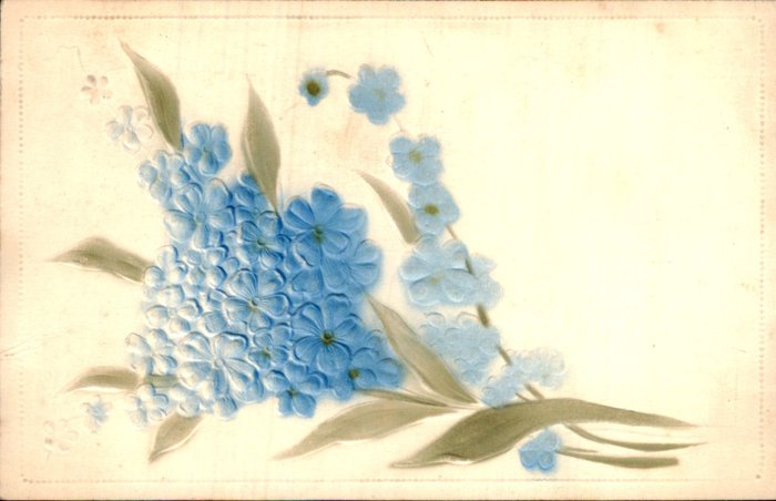 Fantezie, Flori - Carte poștală (132) - 1900-1950