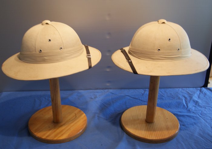 法国 - 陆军/步兵 - 军用头盔 - 2 法国殖民时期髓头盔
