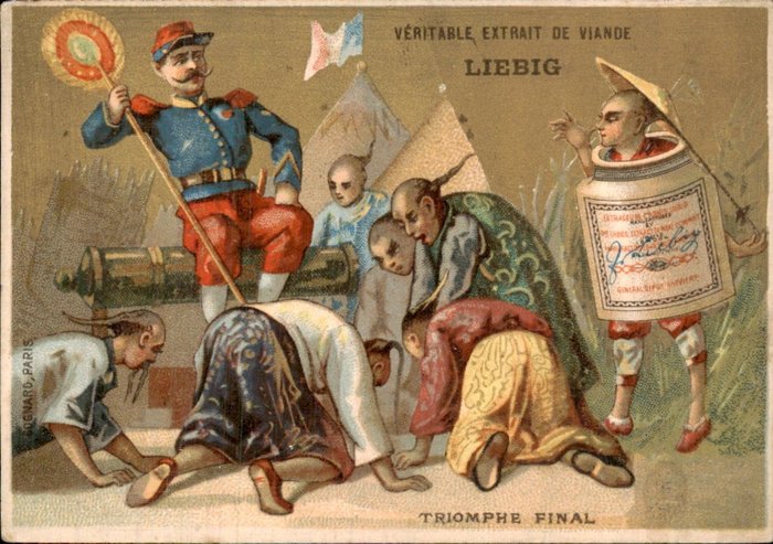法國 - Liebig Chromo S134 - 東京的法國人 - 明信片 (6) - 1884-1884