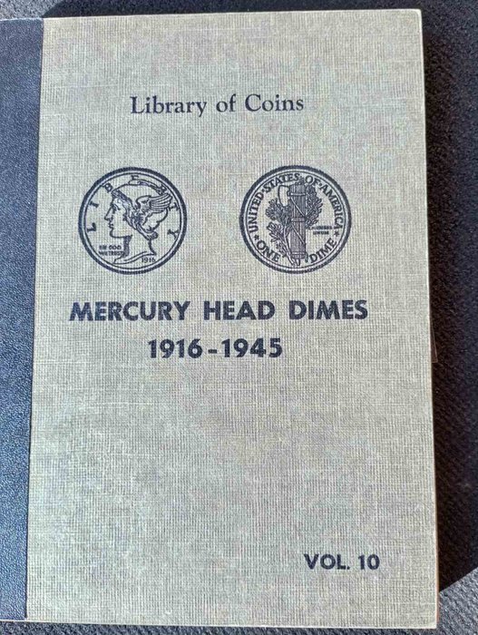 美国. Mercury Dime Collection, 78 pieces, near complete collection incl. some key dates 1916-1945  (没有保留价)
