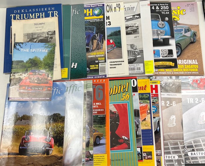 Triumph TR: Boeken, magazines en folders - Triumph - TR2, TR3, TR4
