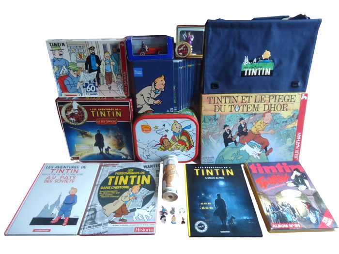 Les aventures de Tintin - 19 Collection Différents Objets Tintin - Hergé