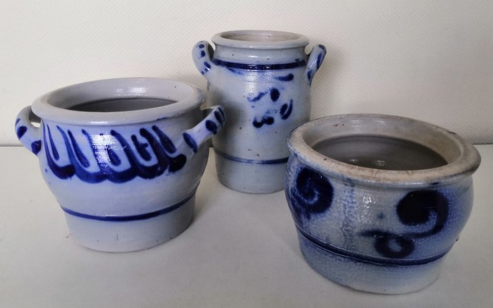 Keulse potten - 罐 (3) - 古龍壺、Grespot、收納壺 - 葛蕾絲/粗陶器