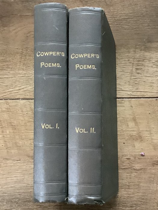 William Cowper - COWPERS POEMS Vol  1 & 2 - 1787