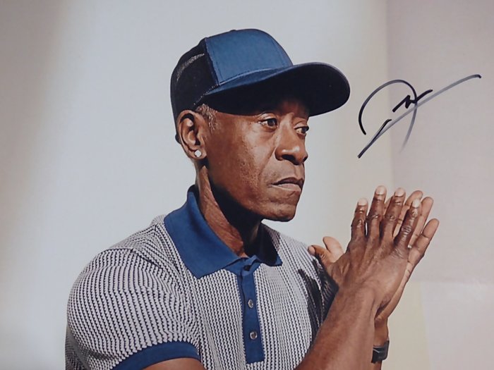 The Avengers - Don Cheadle - Signed in person w/ photo proof (New York, 2021)