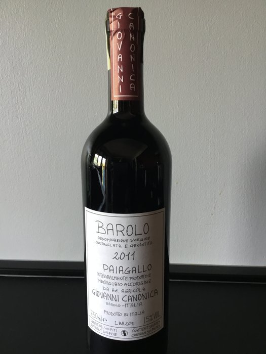 2011 Giovanni Canonica, Paiagallo - 巴羅洛 DOCG - 1 Bottle (0.75L)