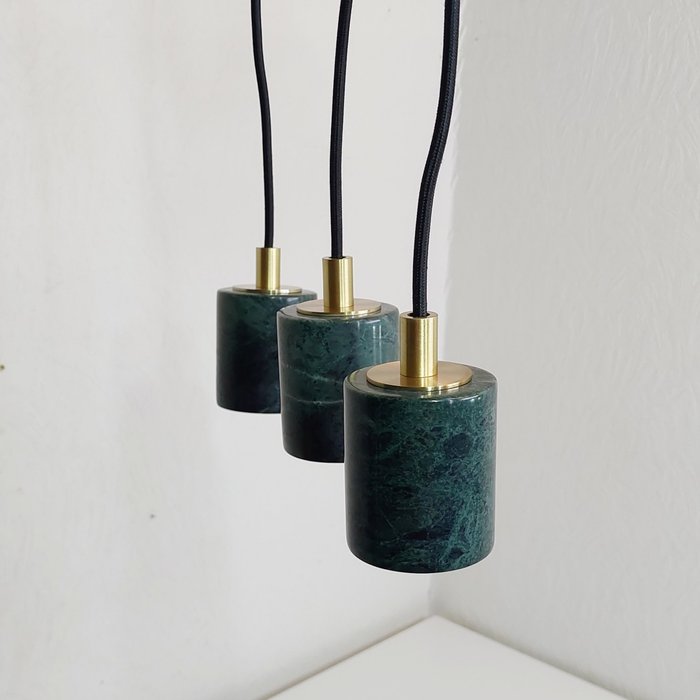Nordlux - 掛燈 (3) - Siv - 綠色大理石 - 黃銅, 綠色大理石
