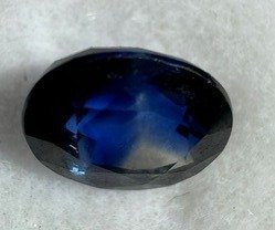 1 pcs Blau Saphir - 0.96 ct
