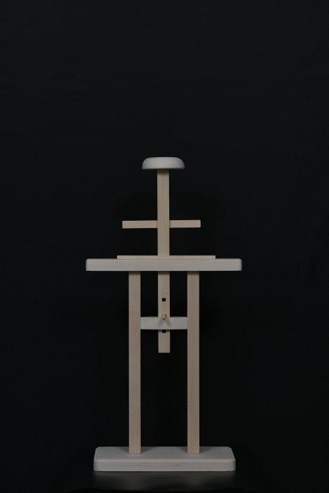 Mengu/menpō - marco de madera para yoroi o gusoku, portaarmadura - XX