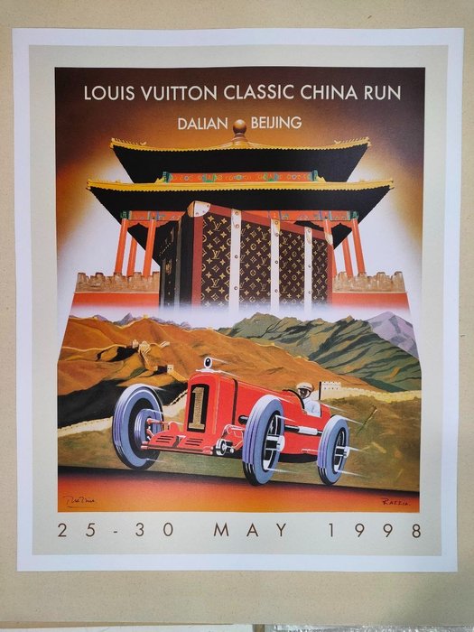 Razzia - Manifesto pubblicitario - Louis Vuitton Classic China Run - 1990er Jahre