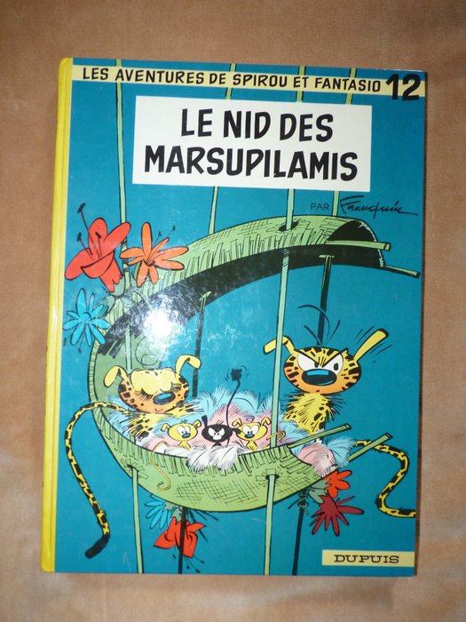 Spirou et Fantasio T12 - Le Nid des Marsupilamis - C - 1 Album - Utánnyomás - 1967