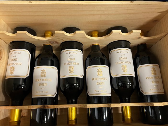 2017 Pichon Comtesse Reserve, 2nd wine of Chateau Pichon Longueville Comtesse de Lalande - Pauillac - 6 Flasker  (0,75 l)