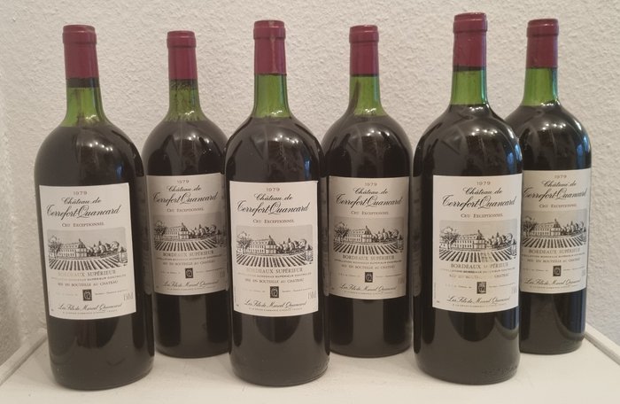 1979 Chateau de Terrefort-Quancard - Bordeaux Cru Exceptionnel - 6 Magnumflasche (1,5 L)