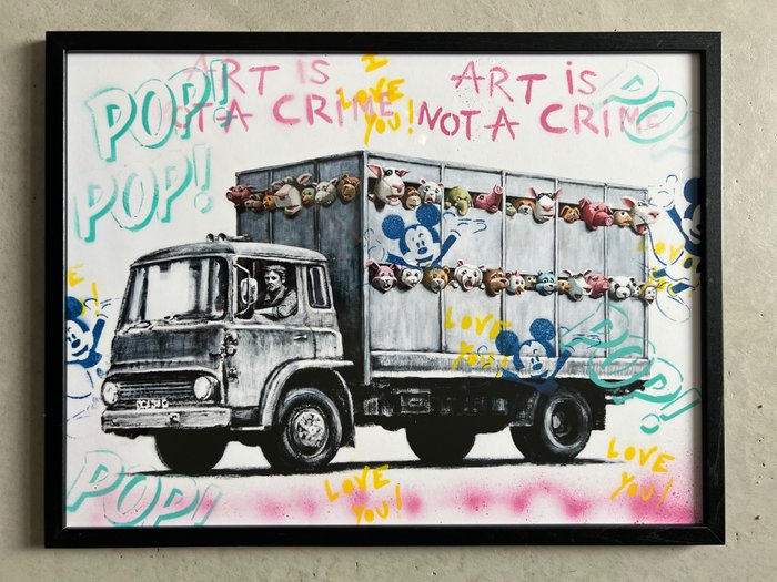 Koen Betjes (1992) - Banksy’s Animal Truck meets PopArt