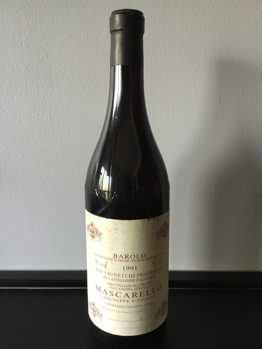 1991 Giuseppe Mascarello, Barolo Castiglione Falletto - Barolo DOCG - 1 Bottle (0.75L)