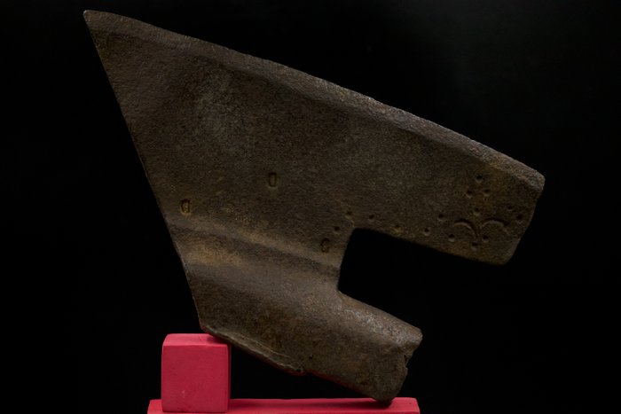 中世紀前期 （哥德式）- 鐵飾貴族軍事 戟 - 25.5 cm  (沒有保留價)