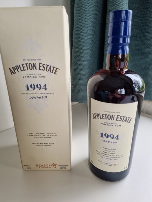 Appleton 1994 26 years old - Hearts Collection  - b. 2020 - 70 cl