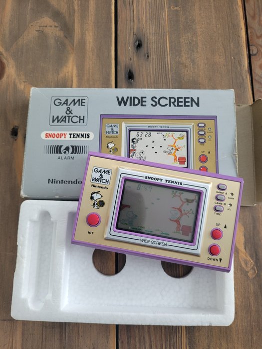 Nintendo - Game & Watch Widescreen - Snoopy Tennis - 電動遊戲 - 帶原裝盒