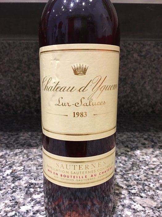 1983 Château d'Yquem - Sauternes 1er Cru Supérieur - 1 Bottle (0.75L)