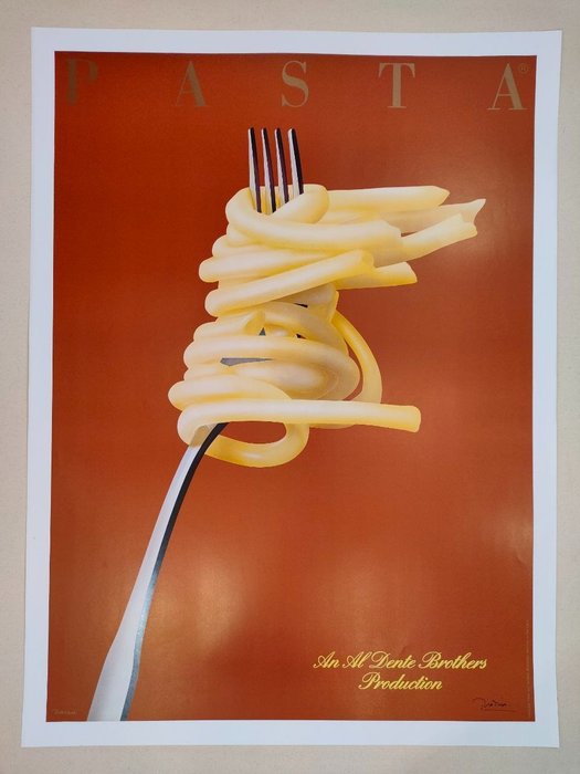 Razzia - Manifesto pubblicitario - Pasta - 1980s