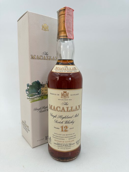 Macallan 12 years old - Original bottling  - b. 1990-tallet - 70cl