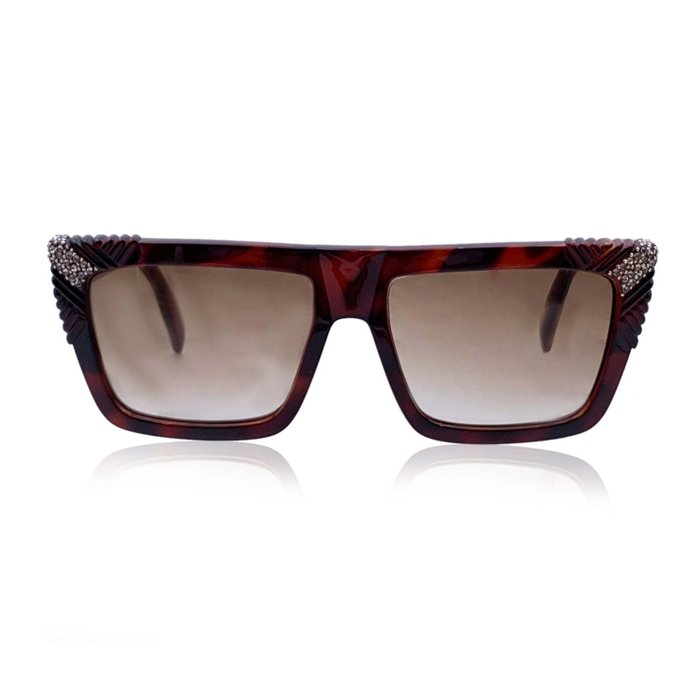 Gianni Versace - Vintage Brown Sunglasses Mod. Basix 812 Col.688 - Solbriller