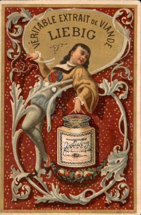 Frankreich - Liebig Chromo S93 – KINDER IN ALTEN DEUTSCHEN KOSTÜMEN – SELTEN - Postkarte (6) - 1883-1883