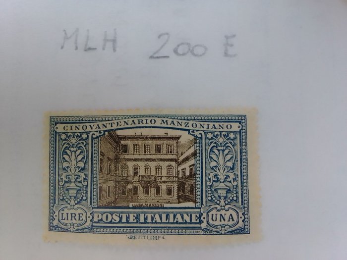 Italian kuningaskunta 1910/1948 - Pieni valikoima kuningaskuntaa - Sassone 1380 €