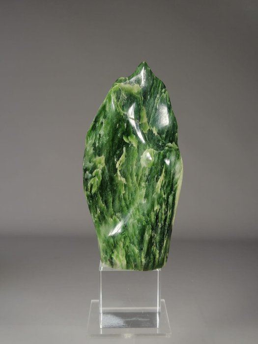 Pierre de lettré en jade nephrite - nephrite jade - Kina - Qing-dynastiet (1644 – 1911)