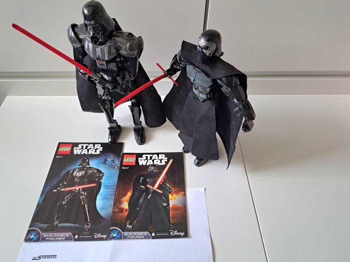 Lego - Star Wars - 75111, 75117 - Darth Vader & Kylo Ren - Buildable Figures - 2000 - 2010