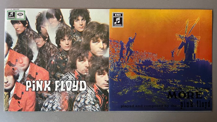 Pink Floyd - The Piper at the Gates of Dawn & More (Swedish pressings) - Titluri multiple - Albume LP (mai multe articole) - 1970
