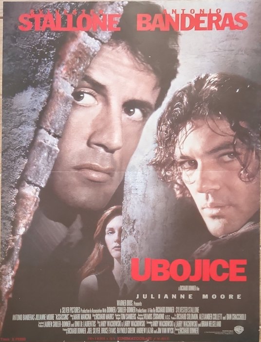  - 海報 Sylvester Stallone 3 original movie posters, Assassins, Get Carter, Cop Land.