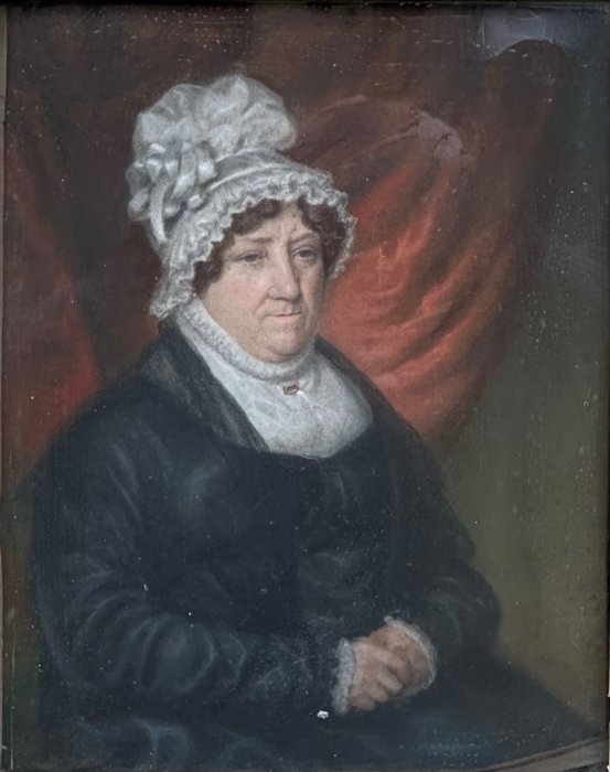 English school (XIX) - Portrait of a seated lady