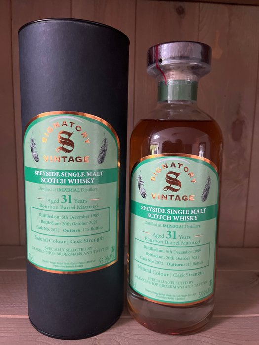 Imperial 1989 31 years old - Cask no. 2072 - Signatory Vintage  - b. 2021  - 70cl