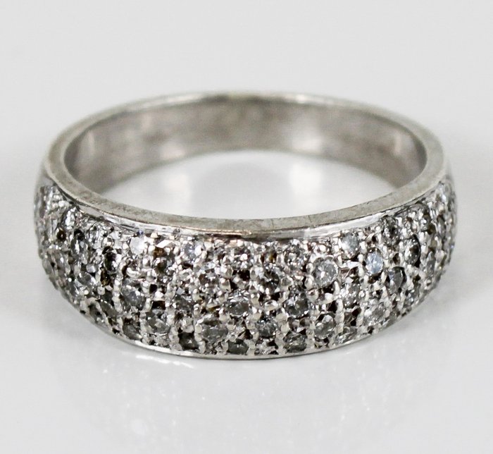 Ohne Mindestpreis - Ring Silber - Diamant 