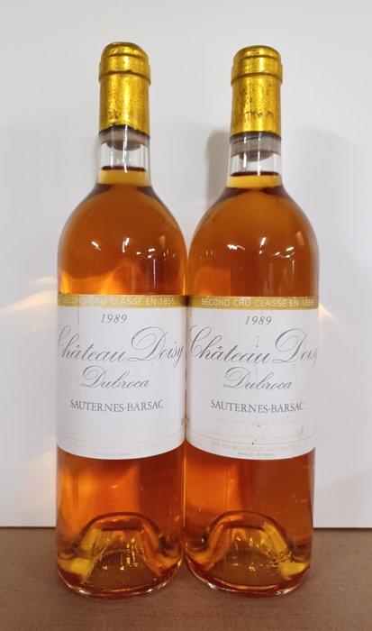 1989 Château Doisy Dubroca - 蘇玳 2ème Grand Cru Classé - 2 瓶子（0.72L）