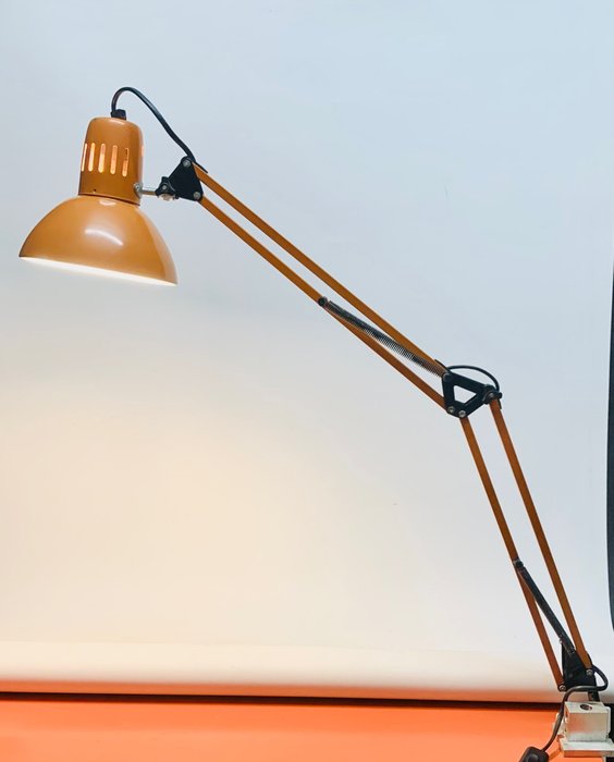 Vintage desk lamp Orange - Candeeiro de secretária - Metal